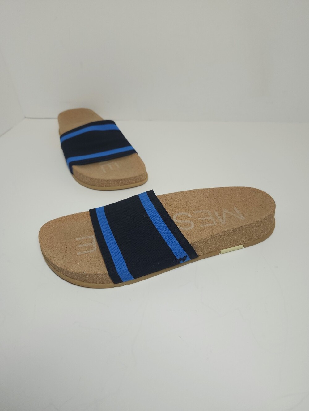 Message Shaw Slide Strap Barecork Footbed Sandals Womens Size EU 39 US 8
